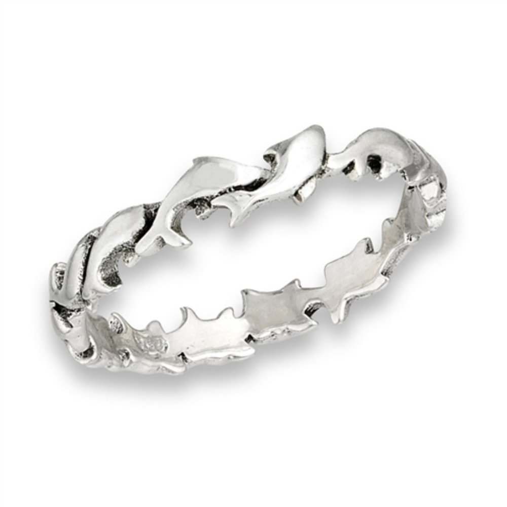 Dancing Dolphin ring - Picture 2 of 4
